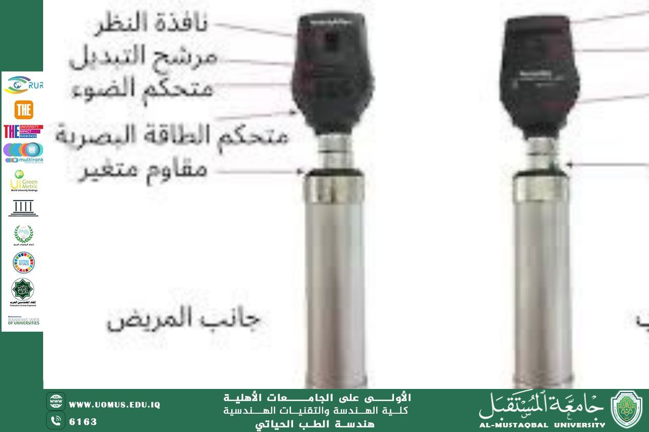 مقالة بعنوان " Ophthalmoscope: Wide Field of Apertures" للمهندسة زهراء محمد كاظم 