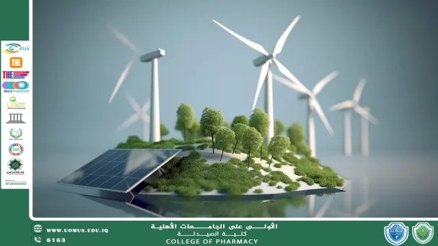 مقالة علمية لتدريسي في كلية الصيدلة الدكتور زيد محيي الدين  حول دور جامعة المستقبل والطاقة النظيفة 