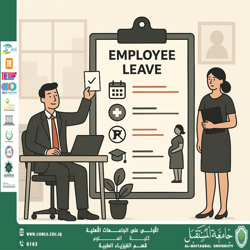 A scientific article by the lecturer (Assistant Professor Fatima Makki Shaalan) entitled “Employee Leave Law in Iraq”