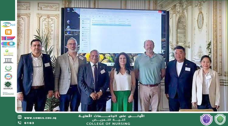 President of Al-Mustaqbal University Participates in the 11th International University Ranking Conference in France