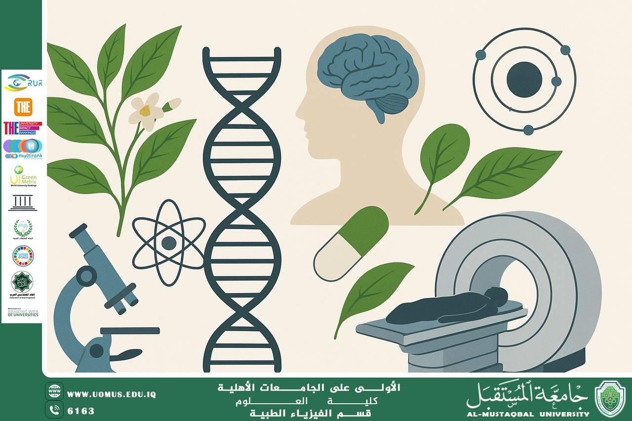 A scientific article by the lecturer (Assistant Lecturer Samaher Saad) entitled “The role of medical physics in developing new treatments from medicinal plants”