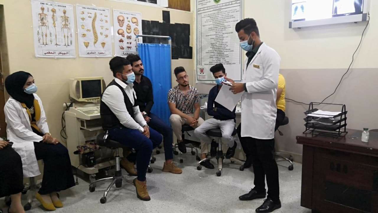 الكورس المكثف الاسبوعي لطلبة قسم الاشعه 