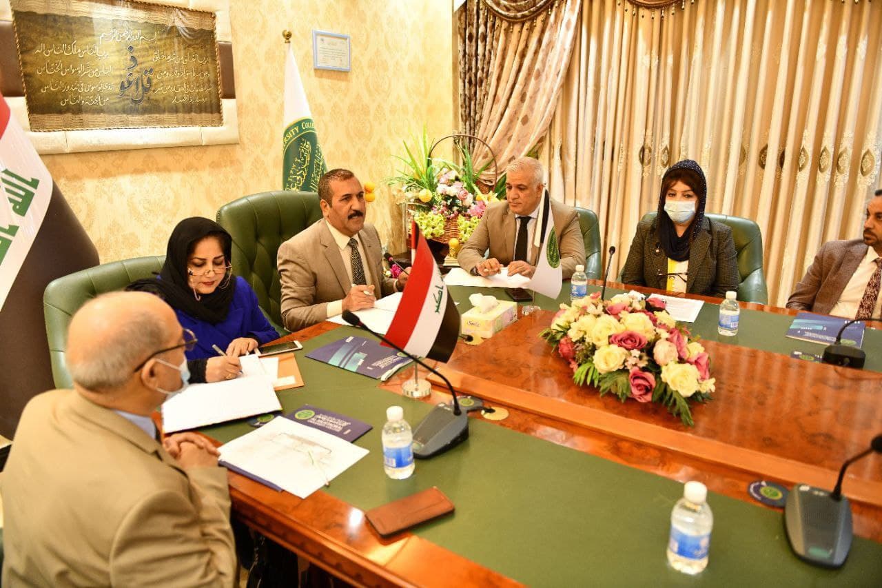كلية المستقبل وجامعة بابل ينظمان ورشة عمل تحت عنوان  " الية وضع اسئلة الامتحان التقويمي " التي استضافتها كلية المستقبل الجامعة 