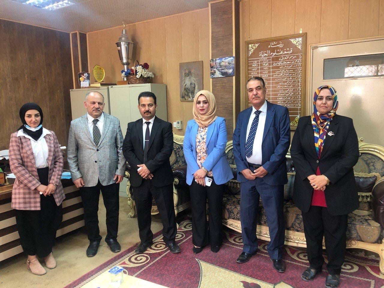 مؤكدين على تبادل الخبرات وسبل التعاون ، كلية المستقبل الجامعة  وكلية العلوم جامعة بابل يفتحون افاق جديدة ومتعددة بهدف خدمة الحركة التعليمية 