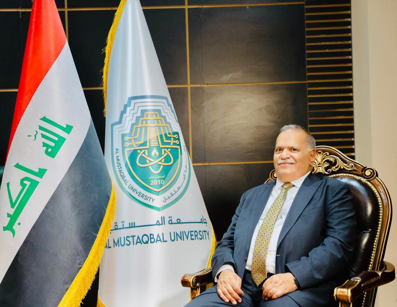 Al-Mustaqbal University President is a Winner among  25 Researchers of Iraqi Universities