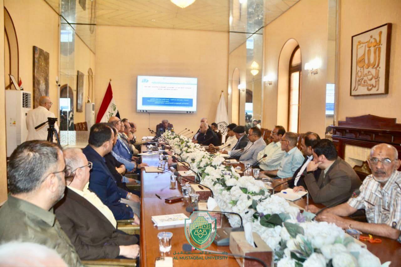 مركز المعلومات ودعم اتخاذ القرار في بيت الحكمة التابع لمجلس الوزراء يستضيف رئيس قسم الاعلام في جامعة المستقبل في ندوة علمية
