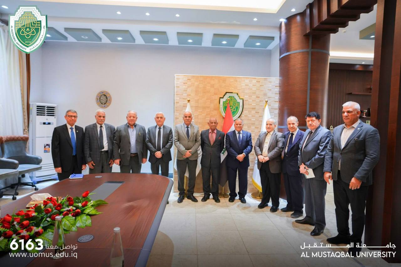 رئيس جامعة المستقبل يستقبل الكادر المؤسس لكلية الطب ويناقش استعدادات استقبال الطلبة الجدد.