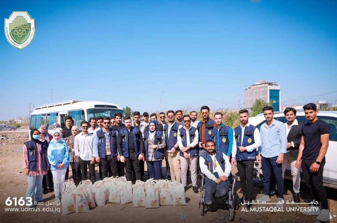 Department of Anesthesia Techniques at Al-Mustaqbal University Organizes a Campaign for distributing Ramadan Baskets