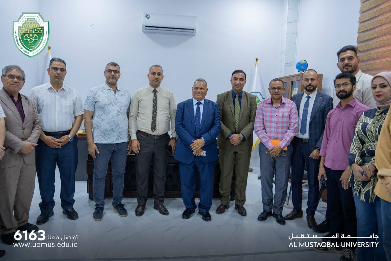   Al-Mustaqbal University President has a Meeting with the Teaching Staff of College of Science