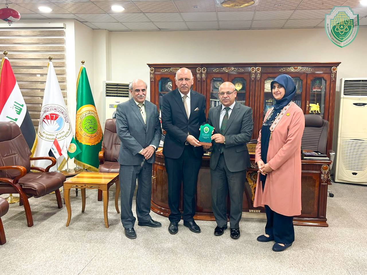 Al-Mustaqbal University leads a discussion with Al-Mustansiriya University so as to activate Joint Cooperation.