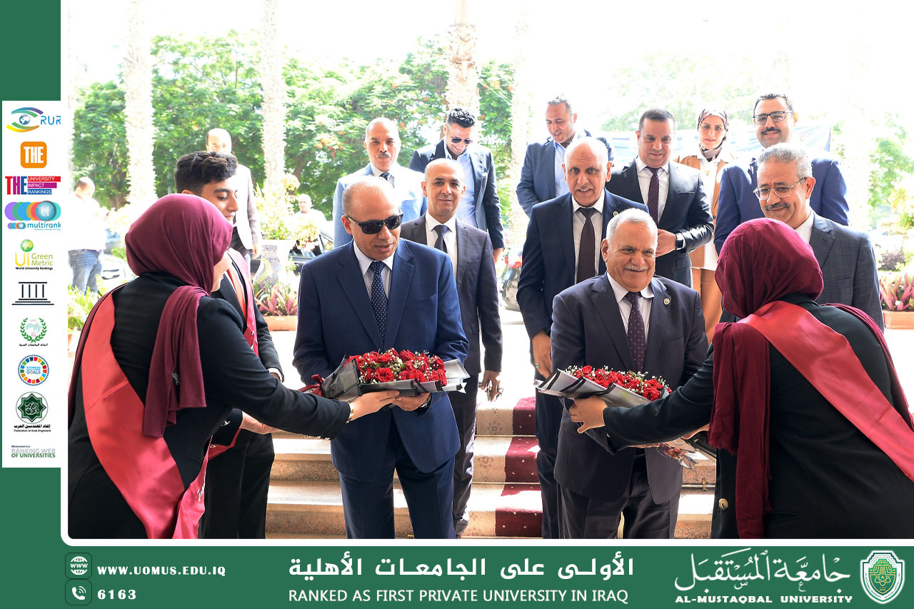 رئيسا جامعتي المنصورة والمستقبل العراقية في جولة ميدانية داخل جامعة المنصورة